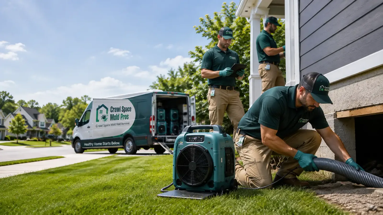 Crawl Space Mold Removal in Venus, TX